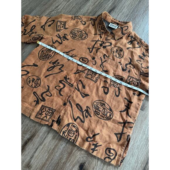 Chicos Design Linen Top Women's Brown and Black Long sleeve - Picture 6 of 9